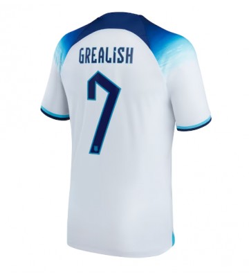 England Jack Grealish #7 Replika Hjemmebanetrøje VM 2022 Kortærmet